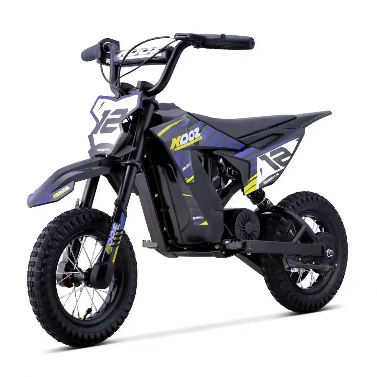 KOOZ HP122E 36V 300W Electric Dirt Bike  for Kids, 3 Speed Modes, Electric Motorcycle Up to 15.5 MPH & 14 Miles Long-Range.