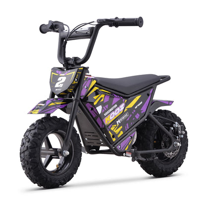 KOOZ HP120E 24V 250W Electric Dirt Bike for Kids, 2 Speed Modes,  Electric Motorcycle Up to 10 MPH & 7.5 Miles Long-Range.