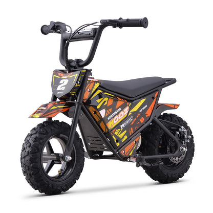 KOOZ HP120E 24V 250W Electric Dirt Bike for Kids, 2 Speed Modes,  Electric Motorcycle Up to 10 MPH & 7.5 Miles Long-Range.