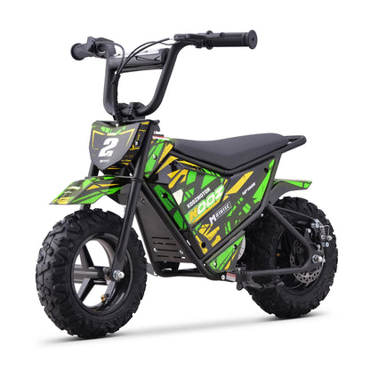 KOOZ HP120E 24V 250W Electric Dirt Bike for Kids, 2 Speed Modes,  Electric Motorcycle Up to 10 MPH & 7.5 Miles Long-Range.