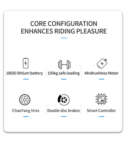 Ridstar Folding Electric Bike for Adults 1500W 48V 15AH 30MPH 50Miles 20" Fat Tire City Commuter EBike Foldable Bicycle UL2849