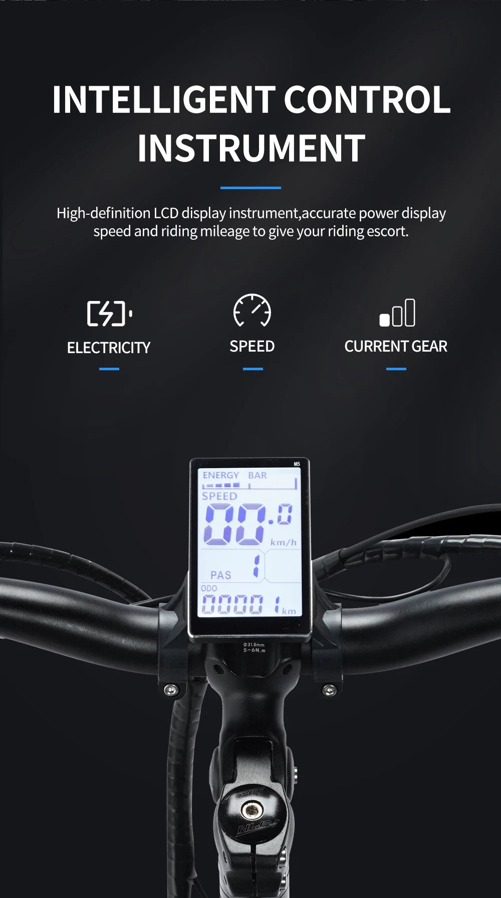 Ridstar Folding Electric Bike for Adults 1500W 48V 15AH 30MPH 50Miles 20" Fat Tire City Commuter EBike Foldable Bicycle UL2849