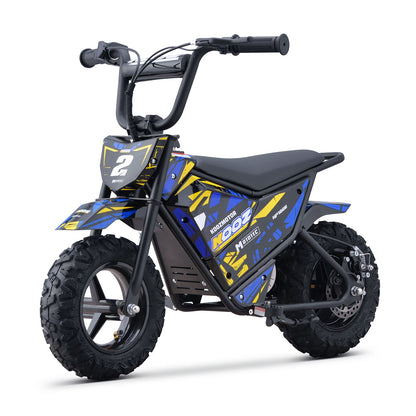 KOOZ HP120E 24V 250W Electric Dirt Bike for Kids, 2 Speed Modes,  Electric Motorcycle Up to 10 MPH & 7.5 Miles Long-Range.