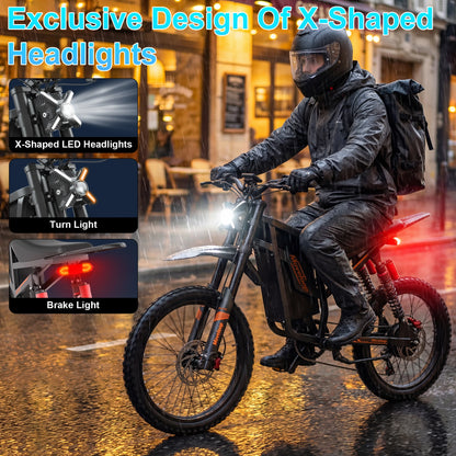 Moveloop S800 3000W Ebike Hydraulic brakes 48V/22.4AH Battery 45-100 Mi 35 Mph Ebike For Adults
